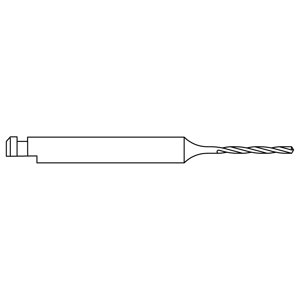 MEIS 203RFツイストドリル Ø0.6mm （2イリ）